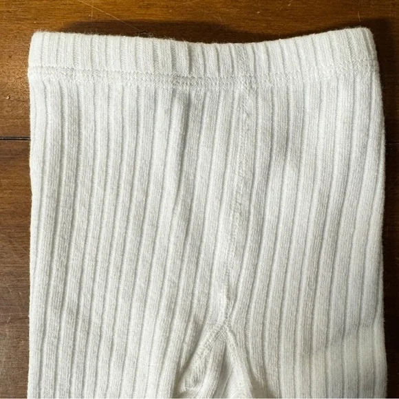 White Ribbed Tights - Picture 6 of 6